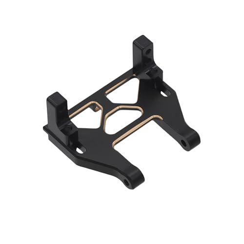 Redcat Ascent 18 8-in-1 Brass Set, 213g Black Coating Skid Plate, Steering Knuckle, Outer Portal Housing, Steering Link, Diff Cover and Servo Mount for 1/18 RC Crawler Redcat Ascent 18 Upgrades