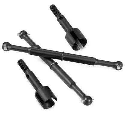 RC Vehicles Parts for Tamiya for Hotshot 58391 4WD 1/10 for Buggy Truck Parts Steel Front and Rear CVD Drive Shaft Dogbones and Cup rc Car Modified Accessories(4pcs Front) - size: 4pcs front