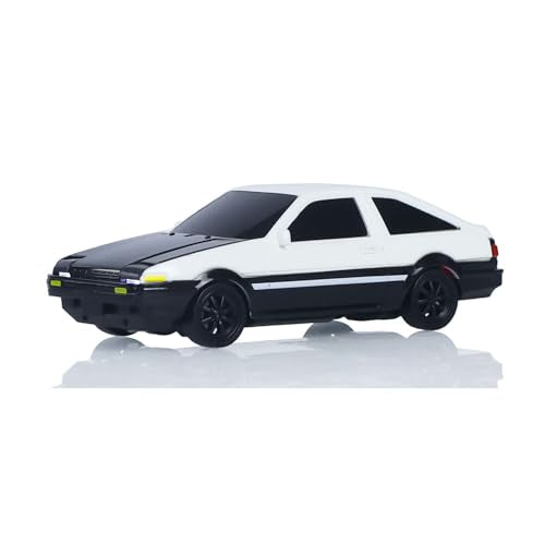 TOUCAN RC HOBBY 1/43 High Speed 2.4G Radio Controlled Racing Car AE86 RC Drift Vehicle 4WD RTR Mini Model Car Radio Battery for Adult - color: 4306