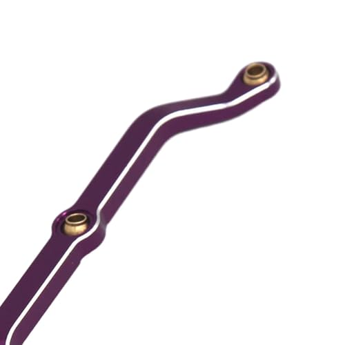 Compatible with C8801 AX-8560 1/18 RC Truck Model Accessory Upgrade Parts Steering Rod Steering Linkage Servo Link RC Car Pull Rod Linkage - color: Red