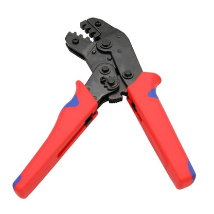 50 Sets JST Servo Connectors Male Female Crimp Pin and Cable Kit with Crimping Tool Compatible for Hitec, Futaba, Spektrum Model Airplanes and RC Cars