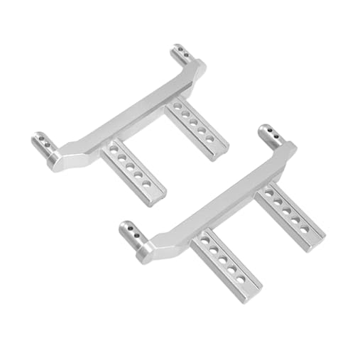 kowaku 2X 1/16 RC Car Body Post Mounts RC Shell Column Easy to Install RC Body Post Spare Parts for 16102Pro RC Car Crawler DIY Accs, Silver