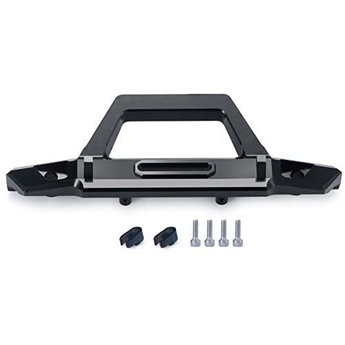 Que-T 1/24th RC Metal Front Bumper for Axial SCX24 AXI00002 JLU CRC 4WD-RTR Crawler Car Upgrade Parts