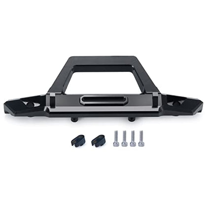 Que-T 1/24th RC Metal Front Bumper for Axial SCX24 AXI00002 JLU CRC 4WD-RTR Crawler Car Upgrade Parts