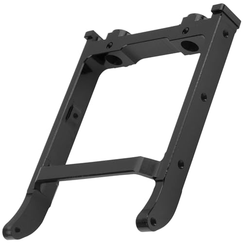 Aluminum Alloy Front Bumper Mount Compatible with MN MN128 MN86 MN86S MN86K MN86KS 1/12 RC Crawler Upgrade Parts (Black) - color: Black