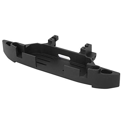 Metal Front Bumper Upgrade for 1/10 RC Crawler Lightweight Aluminium Alloy Black 1 Piece