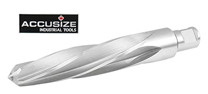 Accusize Industrial Tools 1-1/16'' H.S.S. Aligning Reamer with 3/4'' / 0.75'' Weldon Shank, Spiral Flute, 0521-1716 - size: 1-1/16 in