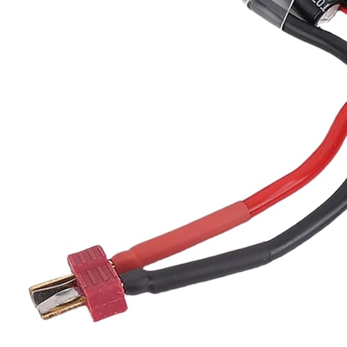 Dpofirs 60A Sensorless Brushless ESC for RC Vehicles | Unidirectional Bidirectional Speed Controller 2-3S Lipo 2A BEC Smooth Regulation Drag Brake for 2847 540 3650 Motor 1/10 Car Truck
