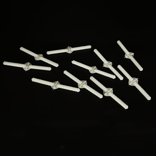 10PCS RC Airplane Plastic Needle Hinge Pin Hinge for RC Plane Helicopter Aircraft DIY Model Plane Fix Wing Parts Foam Model Plane Replacement (4.5x67mm) - style: 4.5x67mm