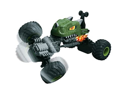 LEXiBOOK, Crosslander Dino RC Car, RC59D | Gyroscope, Stunts, Light effects, Rechargeable - style: Crosslander Dino