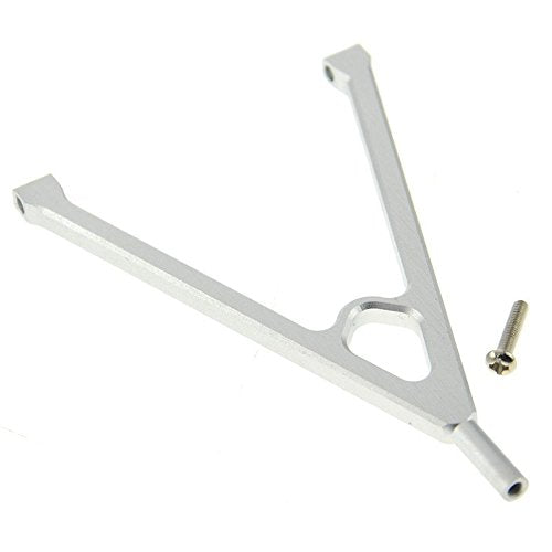 Aluminum Silver Front Chassis Linkage Y-Link Tree for 1/10 AXIAL SCX10 Rock Crawler Wrangler