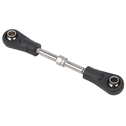 RC Steering Tie Rod Linkage 4pcs Set | Adjustable 2.4-2.8in for 1/10 Off - Road Vehicle | Metal & Plastic Replacement Parts/Crawler Upgrades / M3 Hex Screw Compatible