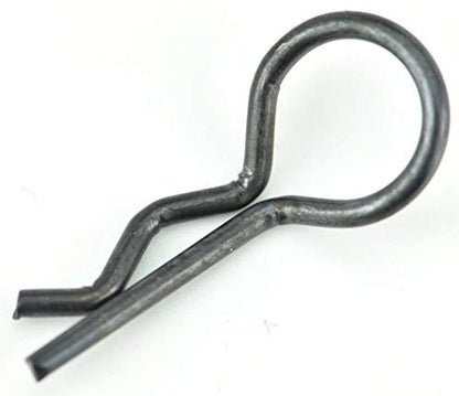 Black 1/10 Large Bent RC Anodized Body Clips - 25pcs #4031BK