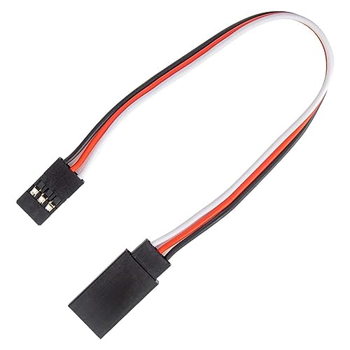 55Pcs 6Sizes Male to Female 3 Pin Servo Extension Wire Cable Compatible for Futaba JR RC Servo Extension Connection Control Parts