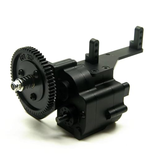 RC Gearboxes For Axial For Wraith For SCX10 1/10 Metal 2 Speed Transmission Center Gearbox Gear Box Set RC Crawler Car Upgrade Parts(GEAR) - size: GEAR