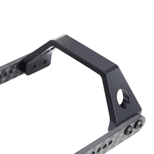 High Clearance Carbon LCG Chassis Kit Fiber Carbon Rails Body Mount Front Rear Chassis Brace Skid Plate Sliders Upgrade Parts (Chassis Brace RR)