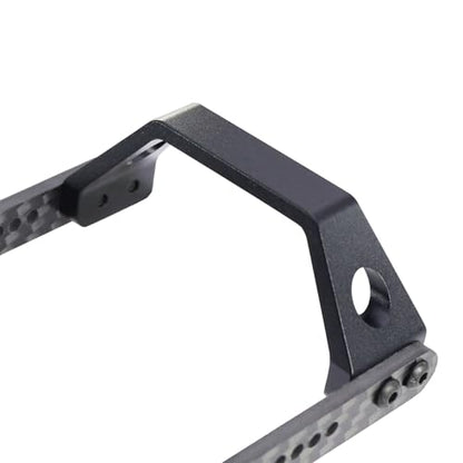 High Clearance Carbon LCG Chassis Kit Fiber Carbon Rails Body Mount Front Rear Chassis Brace Skid Plate Sliders Upgrade Parts (Chassis Brace RR)