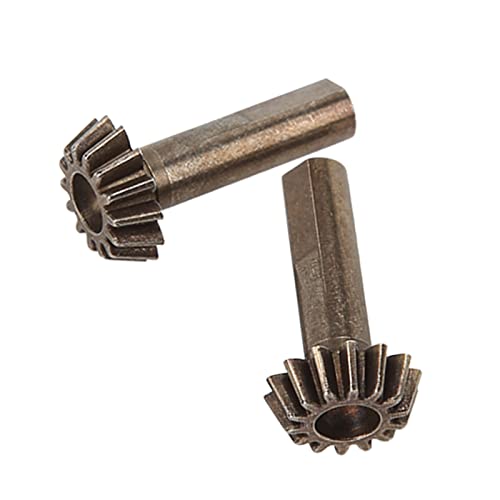RC Bevel Gear, 2pcs Durable Iron Bevel Gears for 1/10 Scale RC Crawler Parts, Off-Road Hobbyists and Repair Enthusiasts