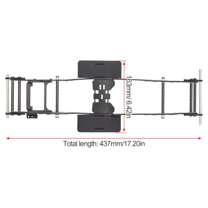 Carbon Fiber LCG Chassis Kit Frame Rails Skid Plate CMS Servo Panhard Mount for 1/10 RC Rigs Crawler Capra SCX10 II VS4-10 Comp Builds DIY Parts (Chassis Kit) - style: Chassis Kit