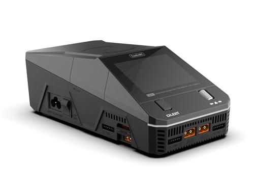New ToolkitRC Q6AC Multi-Functions Charger with IPS Highlighted Display Screen AC 400W/DC 1000W 4CH Output Built-in 65W for for LiPo NiMH PB Battery