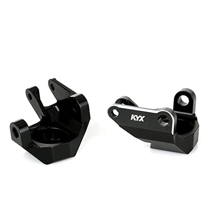KYX Racing CNC Machined Aluminum Steering Knuckle Upgrades Parts Accessories for 1/10 RC Crawler Car Axial SCX10 PRO SCX10 III Early Bronco