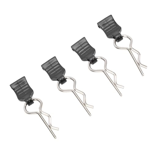 RC Car Body Pin with Pull Tabs Secure Connection Durable Plastic Metal Construction RC Body Clip for 124008 124010 124006 144016 144018 Hobbyists Racing Enthusiasts Off Road Use
