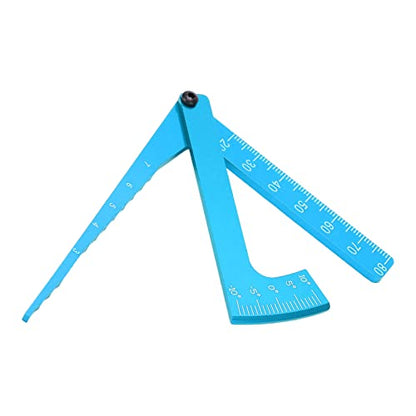 RC Aluminum Caliper Wheel Height Camber Angle Gauge Ruler Universal fit for Car Blue - color: Blue