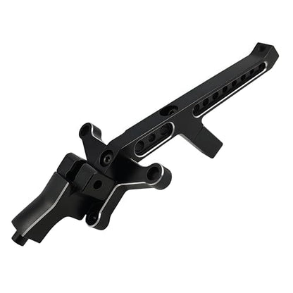 Aluminum Front Chassis Brace for 1/8 Sledge 4WD RC Truck (Black) | Alloy,95076-4,9520,Monster Truck,Upgrade Parts,CNC Machined,High Strength,Precision Fit,Wear Resistant - color: Black