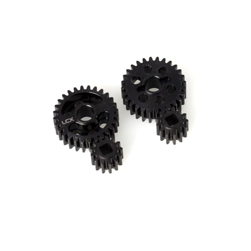 LCX Racing 1/8th RC Crawler Car Hard Steel Front Rear Axle Portal Drive Gear Set 32P 28T/13T for Axial AXP8 Gilamon 2.2，Upgrades Parts Accessories