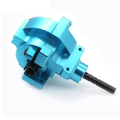 RC Drive Diff Gear Box for HSP 1/10 94107 94106 94123 94108 RC Front Rear Gearbox Assembly Aluminum Alloy Differential Upgrade Parts (Blue) - color: Blue
