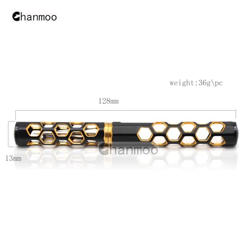 RC Aluminum Alloy Expanding Hole Puncher Opener Reamer Tools Gold-Black with Protective Sleeve 0-14mm for RC Crawler Truck Off Road Car Traxxas Axial HSP Arrma Tamiya Boat Drone Body Shell