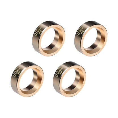 GPM for AXIAL 1/30 SCX30 Ford Bronco / SCX30 Jeep Wrangler JLU 4Pcs Brass Wheel Weights (4g)