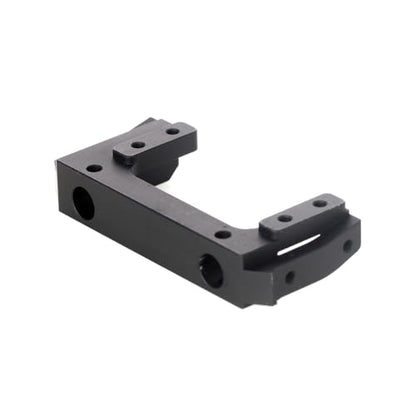 LCX 1/10th RC Crawler Car Metal Front Bumper Mount Bracket Brace Forward Servo Mount for Axial SCX10 II, Upgrades Parts Accessories