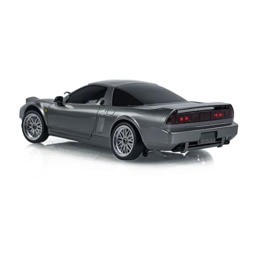 US in Stock, 1/18 4X2 RWD RC Racing Drift Car Electric Vehicles Model Gyroscope LDRC LD1803 Light System Motor Servo ESC Hobby Grade Model for Birthday Gift(Grey) - color: Grey