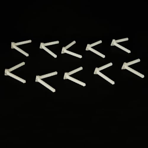 10PCS RC Airplane Plastic Needle Hinge Pin Hinge for RC Plane Helicopter Aircraft DIY Model Plane Fix Wing Parts Foam Model Plane Replacement (4.5x67mm) - style: 4.5x67mm