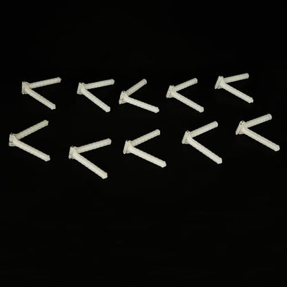 10PCS RC Airplane Plastic Needle Hinge Pin Hinge for RC Plane Helicopter Aircraft DIY Model Plane Fix Wing Parts Foam Model Plane Replacement (4.5x67mm) - style: 4.5x67mm