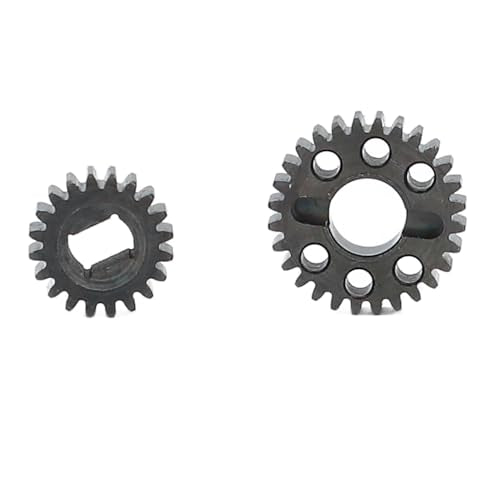 FILFEEL 2PCS Alloy Portal Gear Set 28T 20T Compatible with VS4-10 Phoenix Axle Low Noise Quick Assembly Precise Fit RC Crawler Replacement Kit