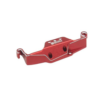 Hobby Details Aluminum Rear Axle Gear Box Skid Link Wheel Upgrade Set for 1/30 Axial SCX30 Jeep Wrangler RC Cars, Red (Battery Tray) - color: Battery Tray