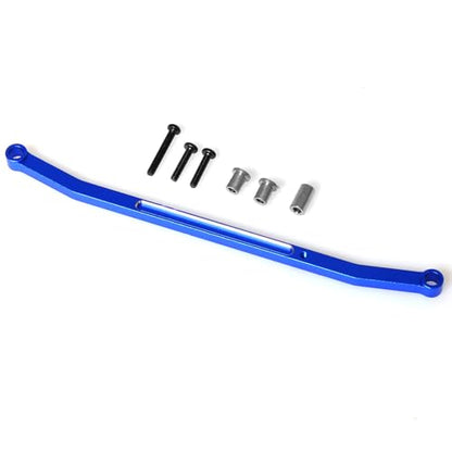 Steering Tie Rod and Drag Link Aluminum for Losi 1/18 Mini LMT 4X4 Brushed Monster Truck，Replacement for LOS211051 Upgrade Parts Fix Link Steering Rod for Losi - LOS01026 1/18 Mini LMT Monster (Blue) - color: Blue