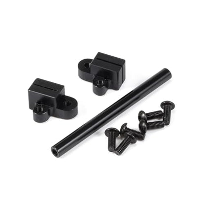 Carbon Fiber 1/10 LCG Chassis and Links Kit Capra Battery on Axle Servo Mount Chassis Brace Power Wagon Cab Body Mount (Body Clip Mount - Rear)