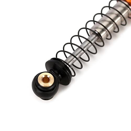 INJORA 43mm Aluminum Threaded Shocks Absorber Damper for 1/24 SCX24(Gold) - color: Gold