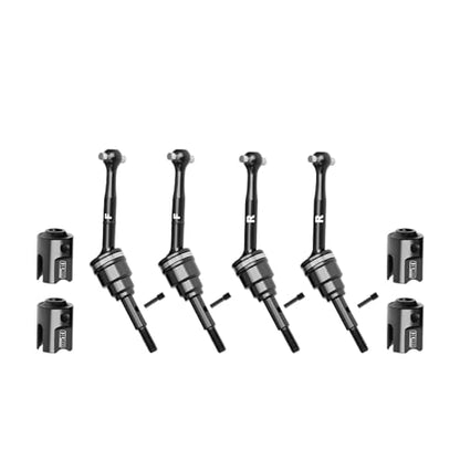 4140 Carbon Steel Front & Rear Driveshafts and Drive Cups for Traxxas Mini Slash 4X4 / Mini Rally VXL Ford RS200 Upgrades
