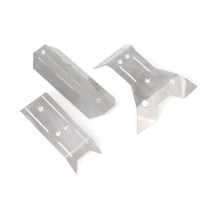 LCX Racing 1/16 RC Truck Stainless Steel Chassis Guard Protector Skid Plate Armor for Traxxas Mini-Maxx, Upgrades Parts Accessories