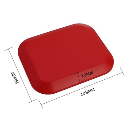 for Axial for SCX10 1/10 RC Car Upgrade Parts Screw Tray with Pad Magnet Disk Storage Plate Crawler Airplane Boat Repair Tool RC Cars Models Parts - color: Red