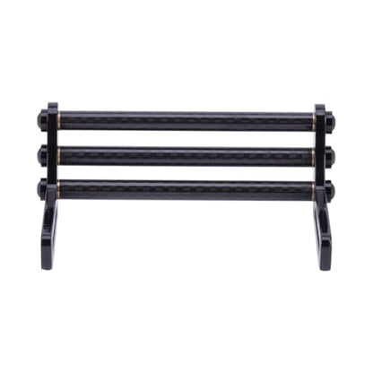 LCG Bumper Carbon Fiber Front Bumper Optimum Approach Angle for 1/10 RC Crawler SCX10 TRX4 Dodge Power Wagon Cab Cliffhanger (Black) - color: Black