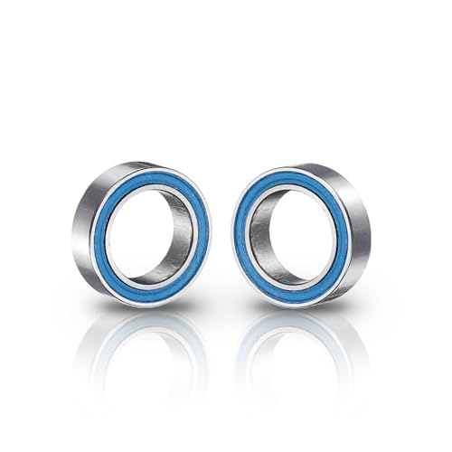 uxcell 4 Pcs MR128-2RS Deep Groove Micro Bearing, 8x12x3.5mm Double Rubber Sealed Chrome Steel Small Bearings (ABEC5, Z4 Low Noise) - size: MR128-2RS