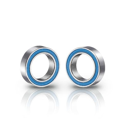 uxcell 4 Pcs MR128-2RS Deep Groove Micro Bearing, 8x12x3.5mm Double Rubber Sealed Chrome Steel Small Bearings (ABEC5, Z4 Low Noise) - size: MR128-2RS