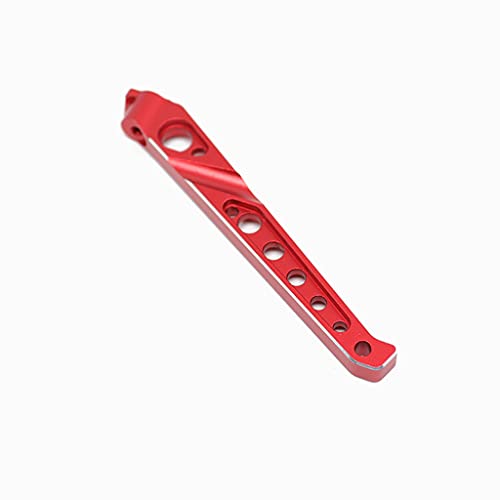 Aluminum Alloy Chassis Brace Support Kit for ARRMA 1/8 RC Truck - Stronger Stability & Exquisite Design - Metal Upgrade Parts for Remote Control Hobby Model - Red - color: Red