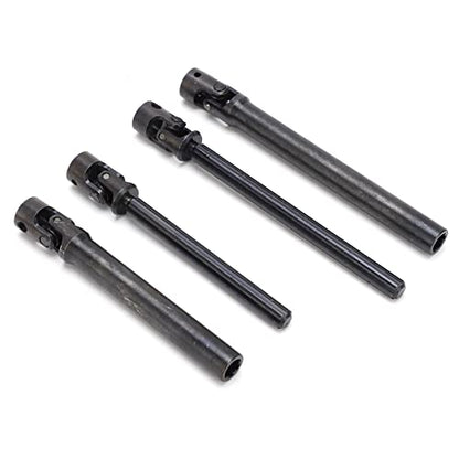 Front Rear Drive Shaft, Stainless Steel Adjustable Drive Shaft Upgrade Parts for Axial RBX10 RYFT AXI03009 1/10 RC Cars