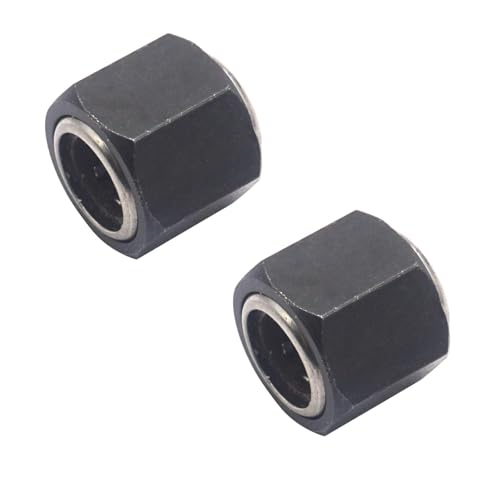 2-Pack 12mm hex nut one Way Bearing for rc Cars - Compatible with Vertex vx 18 16 sh21 and Nitro rc Cars Like hpi Savage x 4.6 Parts